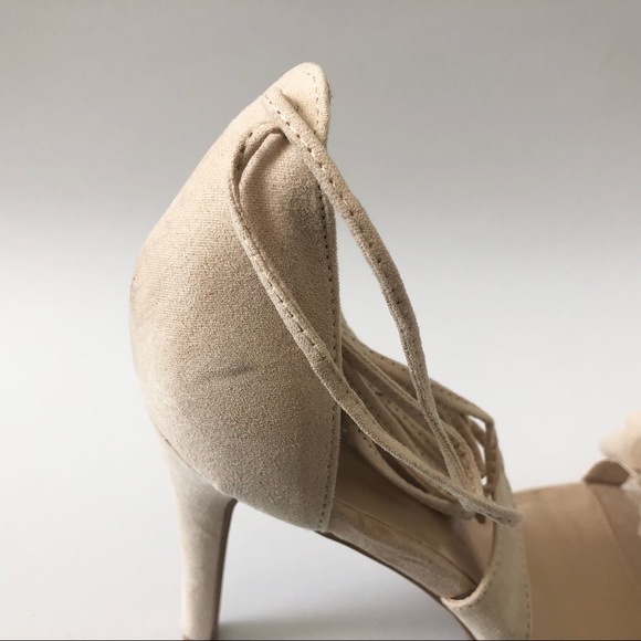 Powder pink high heel sandals - Picture 12 of 14